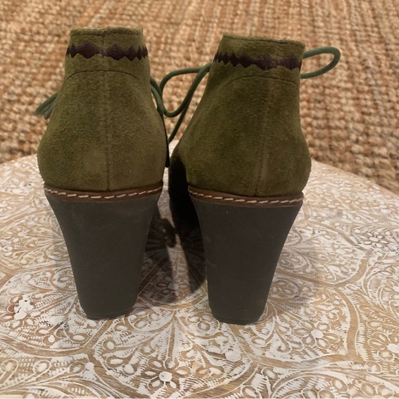 Naturalizer N5 Comfort Kaitlyn Green Wedge Bootie 7 - Picture 6 of 9